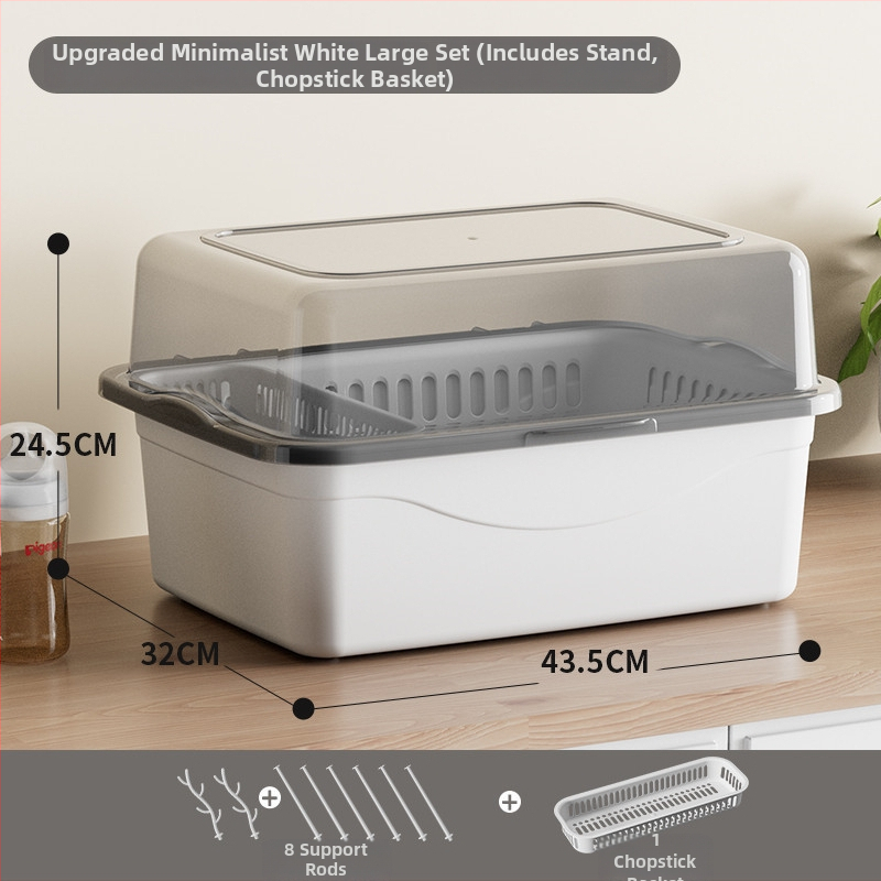 Kutija za pohranu dječjih potrepština s poklopcem, dvostruki sloj za mliječni prah, marka Xiong zhecha, pohrana čistila, kuhinjska organizacija