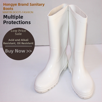 PVC čizme za industriju hrane – protuklizne i vodootporne, materijal PVC, pogodne za preradu hrane i kemijske procese (otporne na kiseline i lužine)