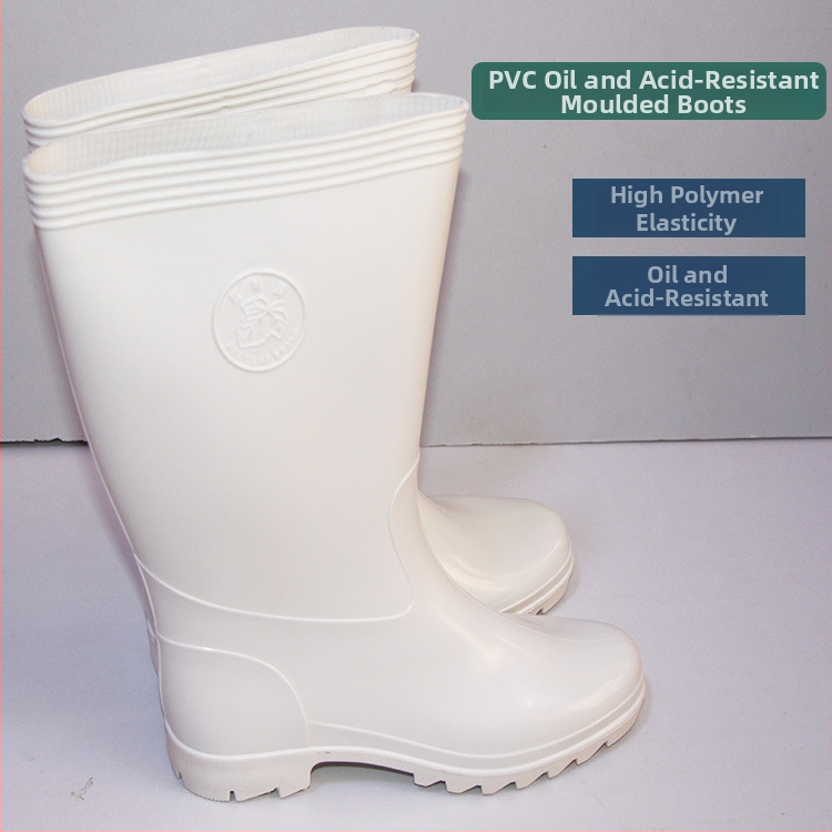 PVC čizme za industriju hrane – protuklizne i vodootporne, materijal PVC, pogodne za preradu hrane i kemijske procese (otporne na kiseline i lužine)