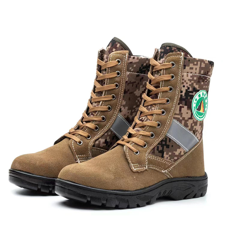 Vatrogasne čizme Little Warrior (Brand: Little Warrior; Function: Anti-smashing and anti-puncture; Material: velvet cowhide oxford cloth)