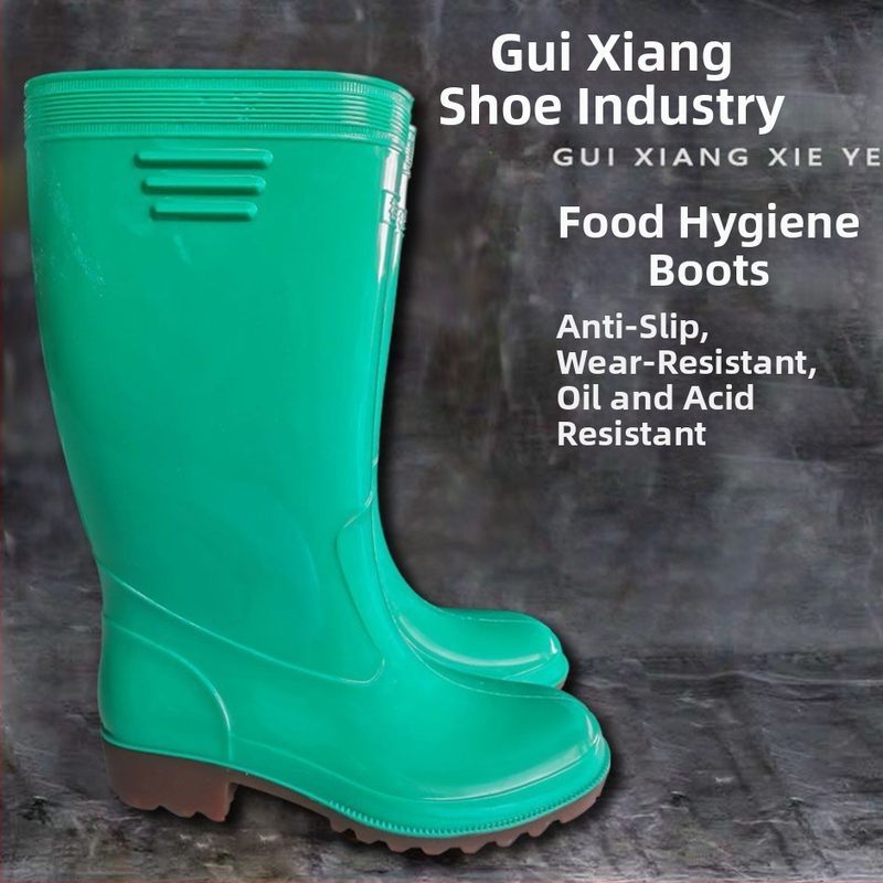 Kišne čizme s dugim trubama, protuklizne, otporne na ulje, otporne na kiseline, PVC, model A20