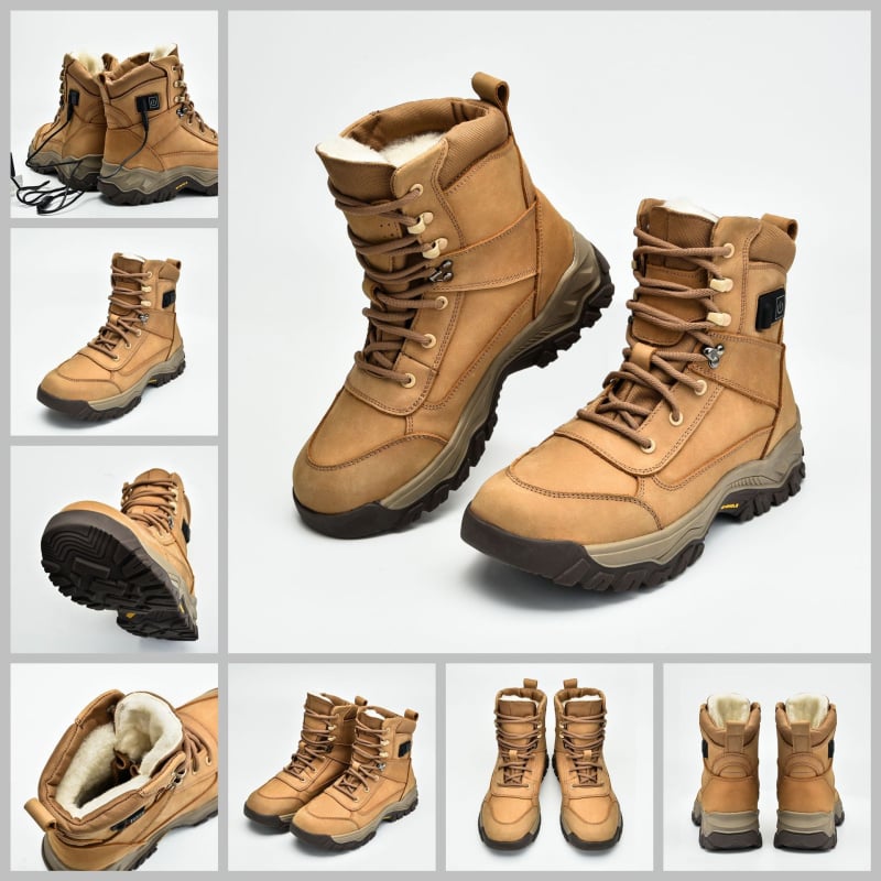 Cizme termice de protecție, încălzire electrică, modelul 4, piele