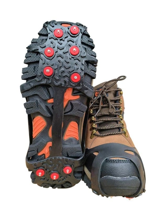 Protuklizne navlake za cipele s oštricama za snijeg i led za planinarenje | Brand Cool | Materijal: TPE