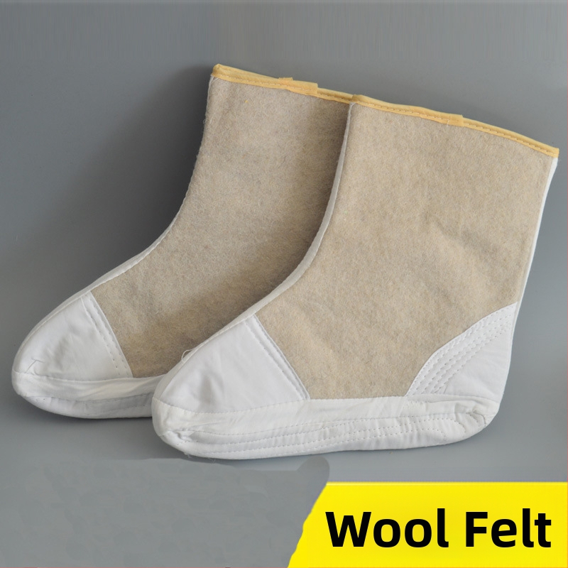 Ponožky z vlneného filcu na zahriatie, udržujú teplo a chránia proti chladu — Materiál: vlnený filc; Typ: Udržuje teplo; Funkcia: Chráni proti chladu