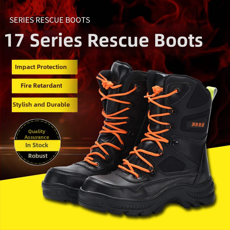 Požiarno-záchranárske gumové čižmy – odolné voči plameňom, pre lesné hasenie, nemecká značka