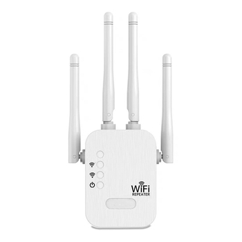 WiFi pojačivač signala za kućnu mrežu, repetitor, četiri antene, model F-0367, 802.11n, doseg do 300 m