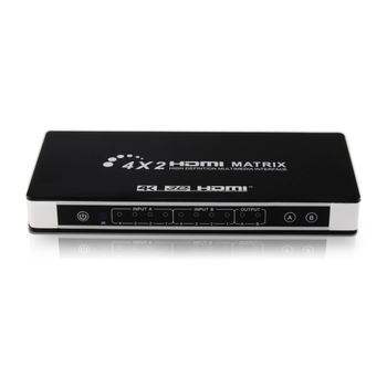 HDMI matrikski prekidač 4x2 s EDID prekidačem i podjelom zvuka, 4K rezolucija