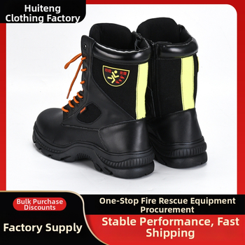 Požiarnické záchranné čižmy pre hasičov – tepelne odolné, gumové (Značka: Other; Materiál: Rubber)