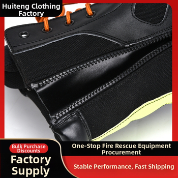 Požiarnické záchranné čižmy pre hasičov – tepelne odolné, gumové (Značka: Other; Materiál: Rubber)