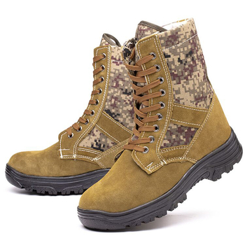 Šumske čizme za spašavanje od požara – otporne na udarce i probijanje, protupožarna i protuklizna potplat, materijal: brušena koža (suede) + Oxford platno, marka Little Warrior