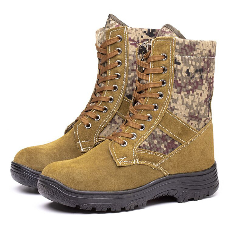 Šumske čizme za spašavanje od požara – otporne na udarce i probijanje, protupožarna i protuklizna potplat, materijal: brušena koža (suede) + Oxford platno, marka Little Warrior