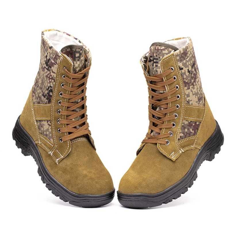 Šumske čizme za spašavanje od požara – otporne na udarce i probijanje, protupožarna i protuklizna potplat, materijal: brušena koža (suede) + Oxford platno, marka Little Warrior