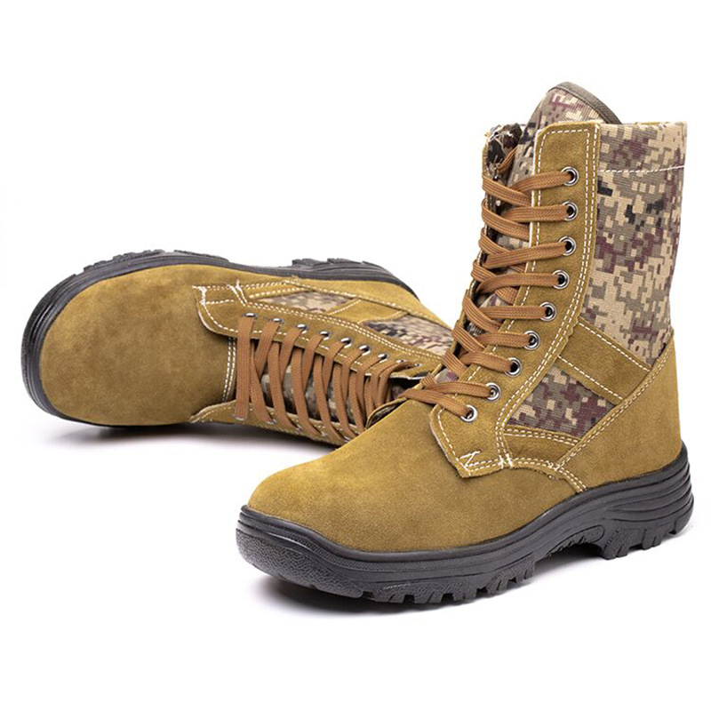 Šumske čizme za spašavanje od požara – otporne na udarce i probijanje, protupožarna i protuklizna potplat, materijal: brušena koža (suede) + Oxford platno, marka Little Warrior