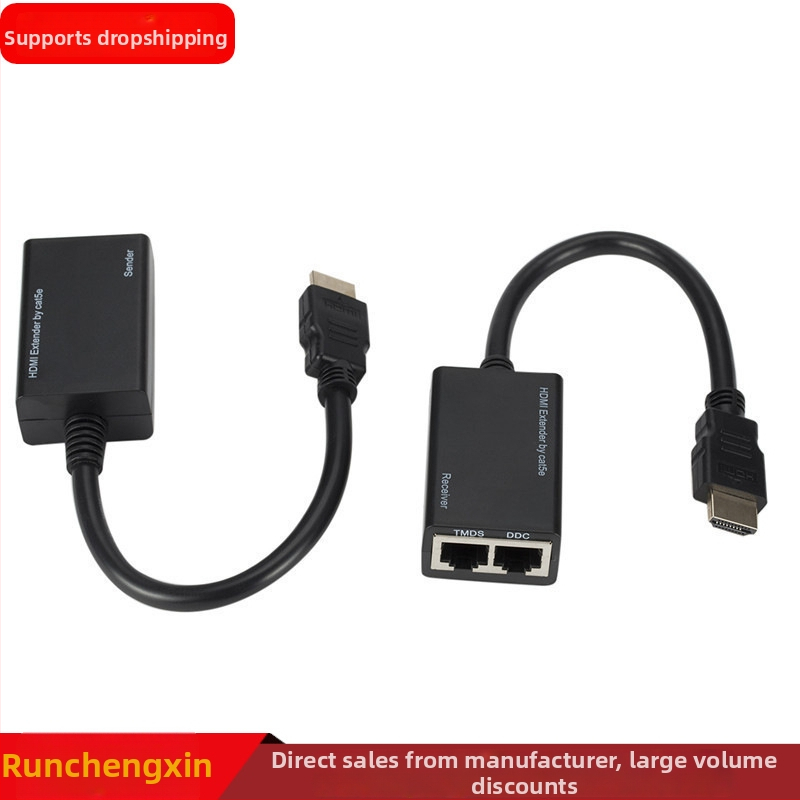 HDMI Extender 30 m, 1080p, prijenos u realnom vremenu, OEM spreman