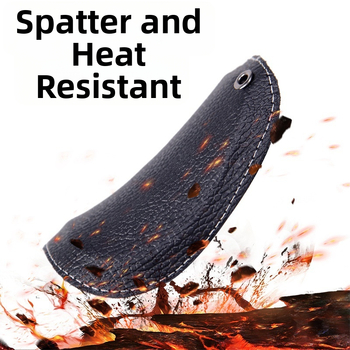 Ochranné návleky na topánky pre zváračov – hovädzia koža, proti iskram a proti nárazu, model B568, značka Vantis