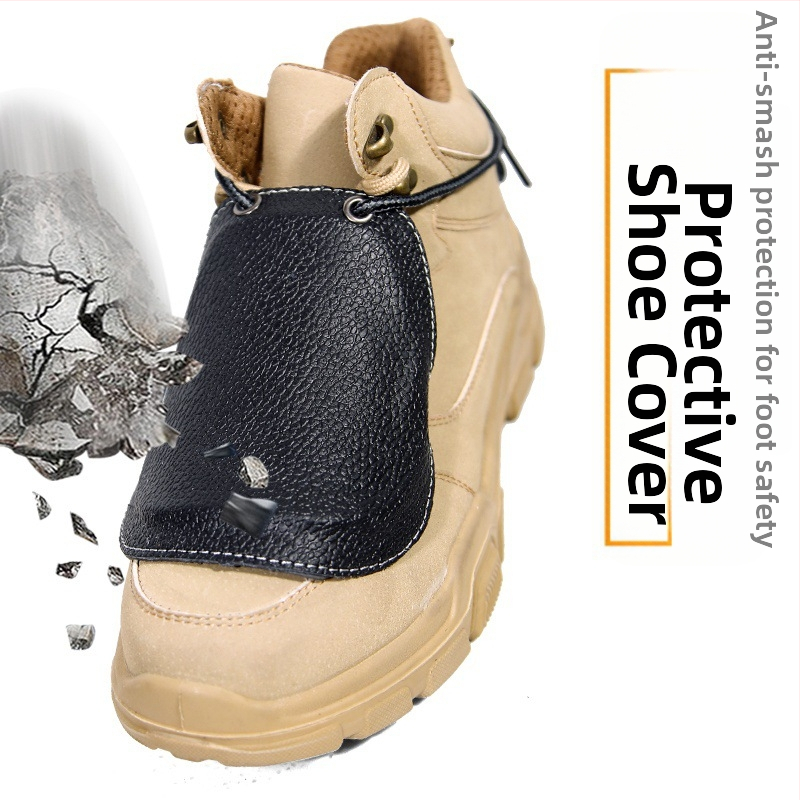 Ochranné návleky na topánky pre zváračov – hovädzia koža, proti iskram a proti nárazu, model B568, značka Vantis