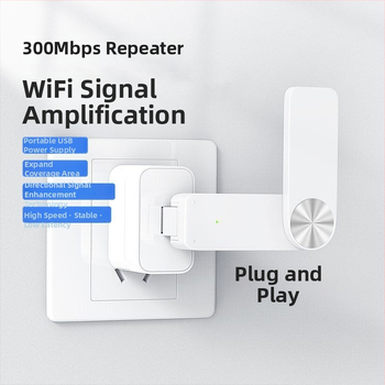 WiFi opakovač s USB napájaním, dvojpásmový smerovač, model K252, 802.11n, dosah 50 m, pre domáce siete