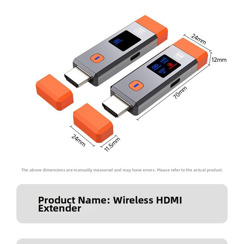 Bežični HDMI odašiljač-prijemnik za PC, doseg 50 m, 1080P