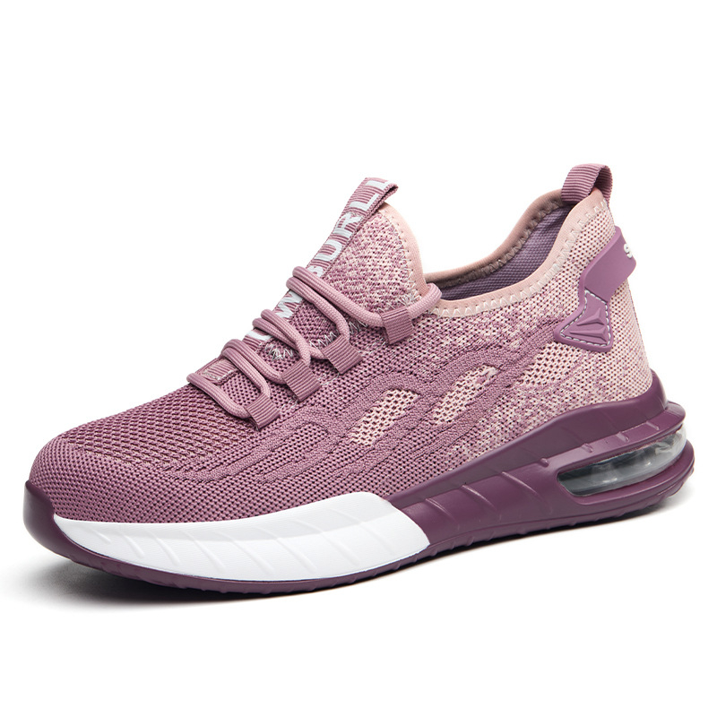 Pantofi de protecție pentru femei cu talpă cu aer, vârf din oțel, protecție împotriva loviturilor și perforării, izolați