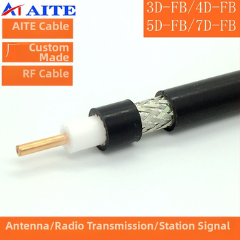 RF koaxiálny kábel pre zosilňovač signálu mobilného telefónu — 50 Ω, JIS model 3D-FB, LMR195