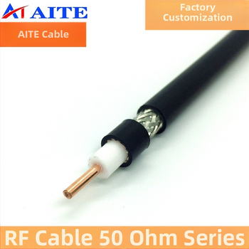 RF koaxiálny kábel pre zosilňovač signálu mobilného telefónu — 50 Ω, JIS model 3D-FB, LMR195