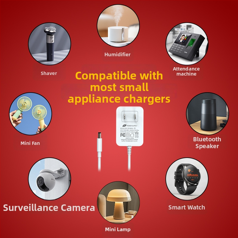 Adaptor de alimentare CHD-1201000usd pentru ramă foto digitală; intrare 100–240V, ieșire 12V, certificare ETL US standard