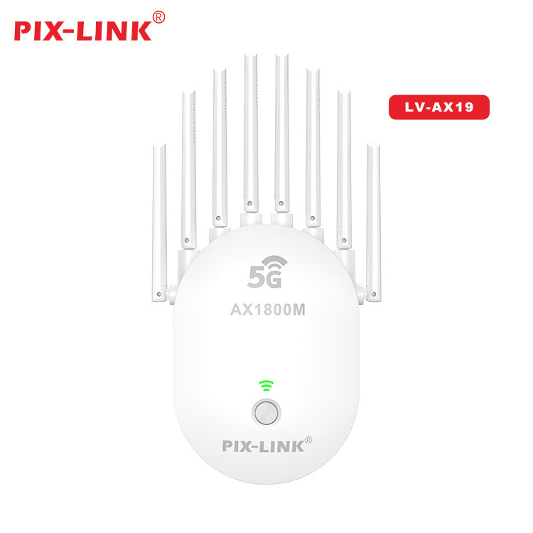 PIX-LINK LV-AX19 Ασύρματος Επεκτατής Εμβέλειας, 802.11ac, 30 μέτρα εμβέλεια, ταχύτητα πάνω από 1 Gbps, συμβατός με οικιακό δρομολογητή