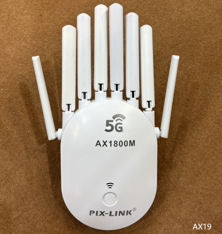 PIX-LINK LV-AX19 Ασύρματος Επεκτατής Εμβέλειας, 802.11ac, 30 μέτρα εμβέλεια, ταχύτητα πάνω από 1 Gbps, συμβατός με οικιακό δρομολογητή