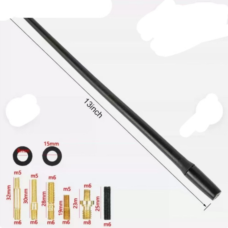 Κεραία ραδιοφώνου αυτοκινήτου για Wrangler εκτός δρόμου – βιδωτή εγκατάσταση, OE-συμβατότητα, βελτιώνει τη λήψη σήματος πλοήγησης