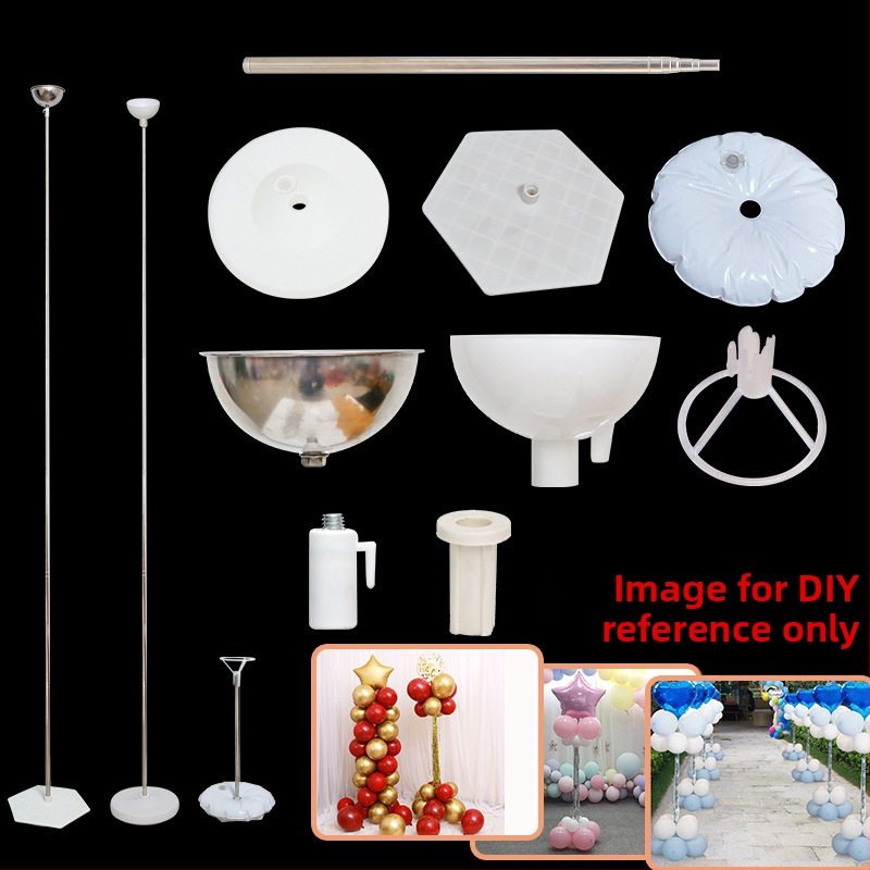 Plastični balon stub s teleskopskom šipkom — za vanjsku upotrebu, KT ploča baza, Caisheng