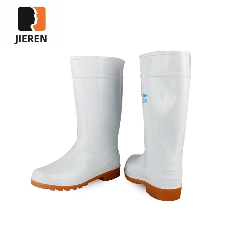 Jayren cizme sanitare din PVC, antiderapante, rezistente la acizi și la baze, interior din fibre sintetice absorbante, uscare rapidă; pentru producția de alimente și aplicații chimice