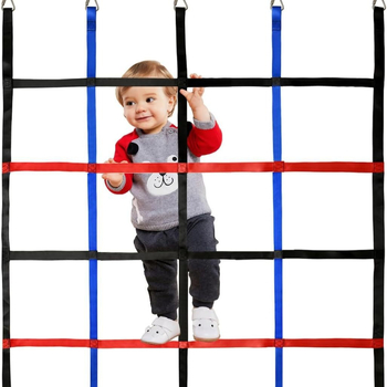 Ksabo/Kosaibo Visokoizdržljiva poliesterska mreža za penjanje na otvorenom — prilagodljiva, privatna oznaka