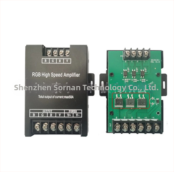 LED trak signala pojačivač s metalnim kućištem 30A, PWM upravljanje, 5–24V, domet 25 m, IP20