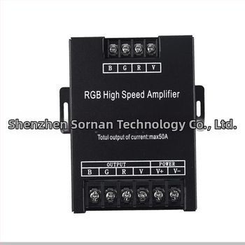 LED trak signala pojačivač s metalnim kućištem 30A, PWM upravljanje, 5–24V, domet 25 m, IP20