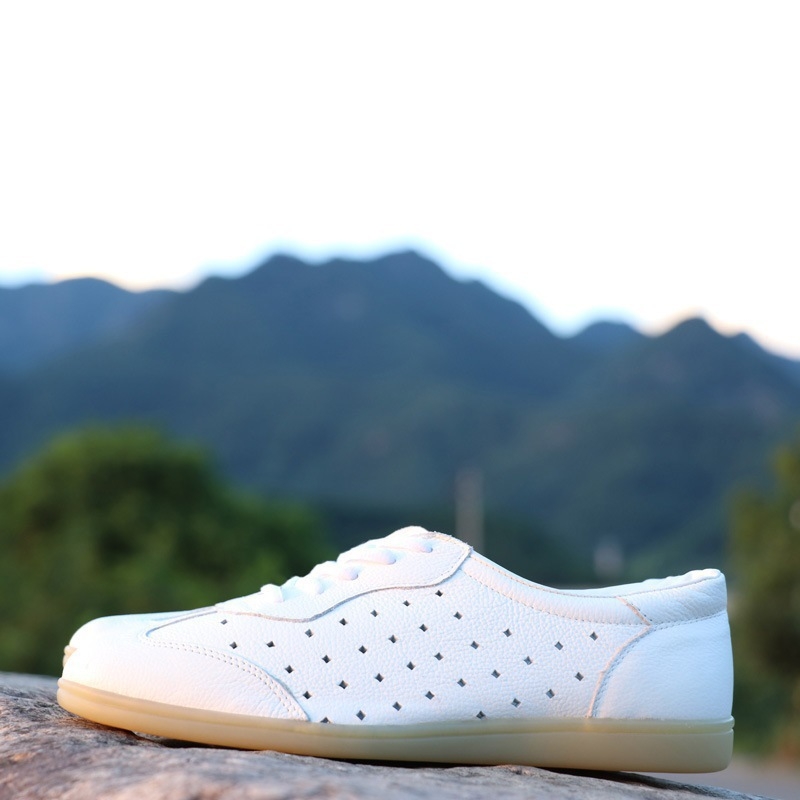 Unutarnje tenisice za fitness, mekani kožni gornji dio od teletine, potplat od tetive teletine, peta 3–5 cm, muški