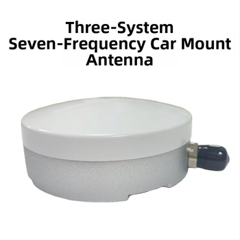 Κεραία οχήματος με τρία συστήματα, κάλυψη επτά συχνοτήτων, βάση με βεντούζα, υψηλή ευαισθησία και ενισχυτής κατά παρεμβολών