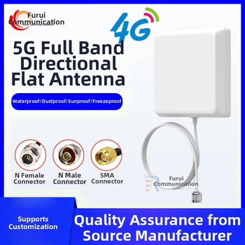 Smerová anténa pre základňovú stanicu 4G/5G/GSM s WiFi zosilňovačom – vnútorné aj vonkajšie použitie, plochý panel, na stenu