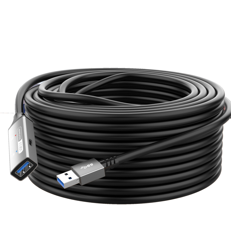 Καλώδιο επέκτασης USB 3.0, αρσενικό–θηλυκό, μήκος 10 m, ενισχυτής σήματος για κάμερες συνεδριάσεων