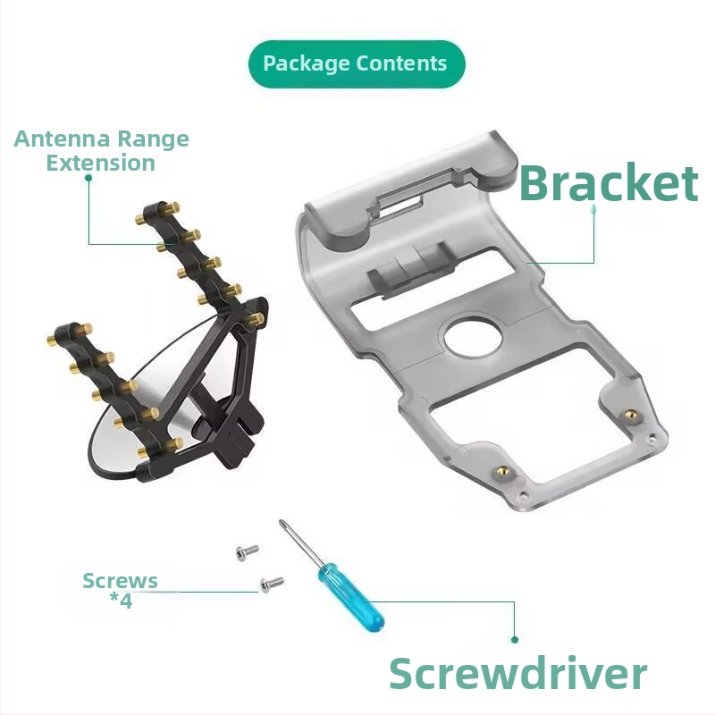 Антенен усилвател за RC дистанционно управление с екран за DJI Mini 3 / Mini 3 Pro — съвместим с DJI Mini 3 / Mini 3 Pro, усилване на сигнала, удължаване на обхвата