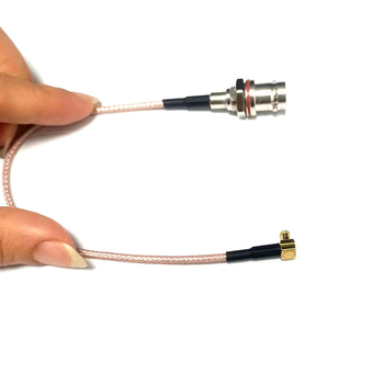 Cablu adaptor BNC femel la MCX masculin, cablu RF jumper, coaxial RG316