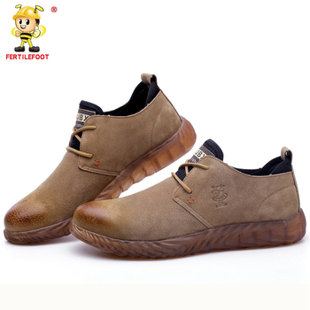 Pantofi de siguranță pentru sudori: partea superioară din nubuk, vârf din oțel, rezistenți la pătrundere și zdrobire