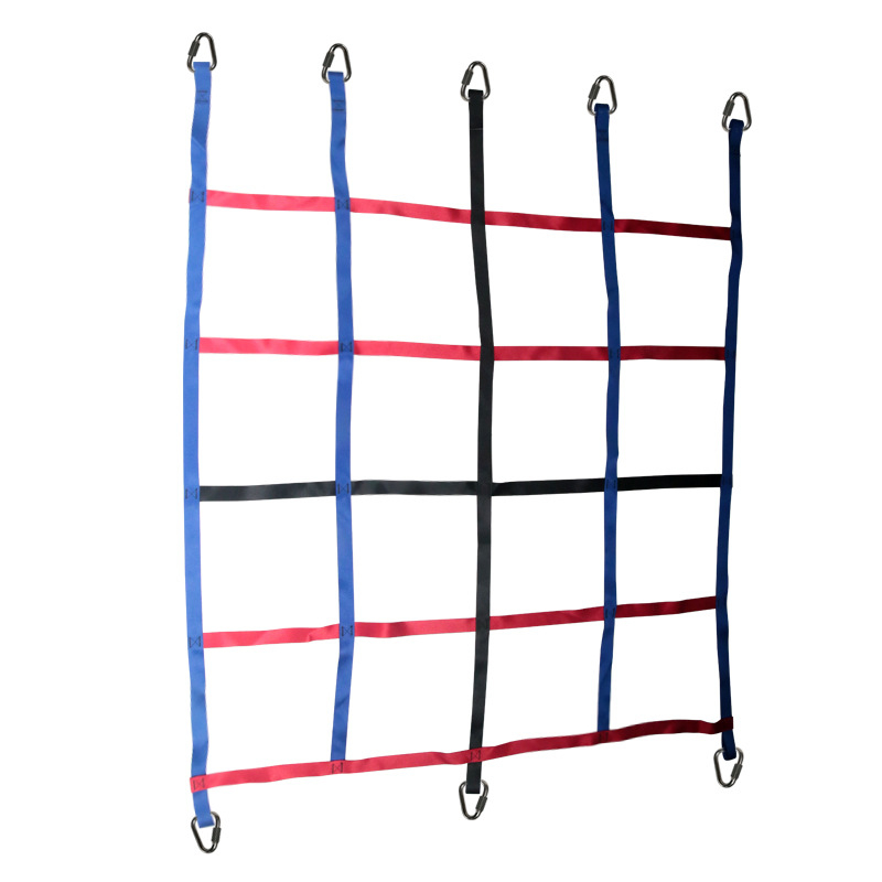 Детска катереща мрежа за физическо обучение, модел YQ-PDW09; материал: полиестер; функция: катерене; носеща способност: 300 кг; предназначение: физическо обучение.