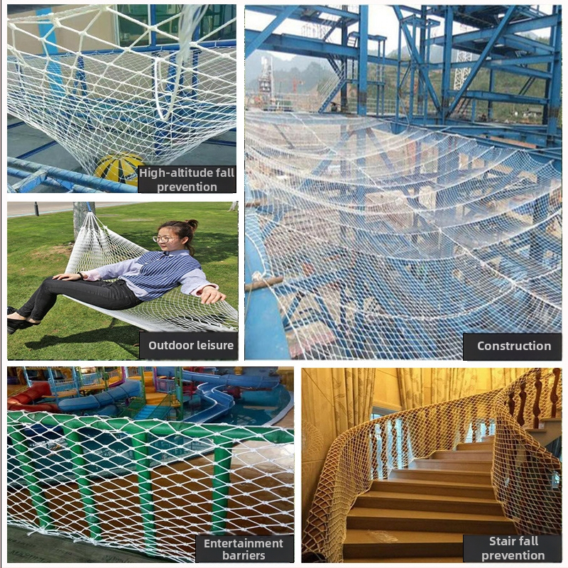 Nylon mreža za zaštitu s čeličnom konstrukcijom za zaštitu od pada i izolaciju – prilagodljiv model, Hui Ruiyong