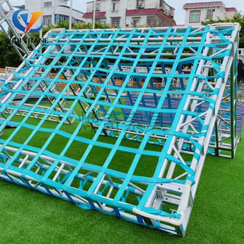 Vanjska penjačka mreža za iskustveni trening u dječjim zabavnim parkovima, poliester, prilagodljiva mreža za penjanje