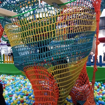 Hengwang Plasă de cățărare pentru balcon exterior — siguranță pentru copii și închidere a scării