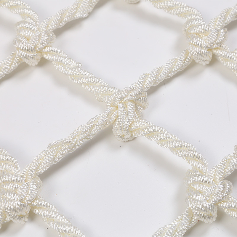 Строителна защитна мрежа за безопасност – огнеупорна, нейлонова въжена мрежа, защита от падане, защита при катерене