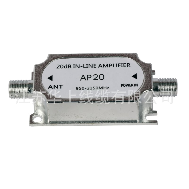 F-тип сигнален усилвател за комуникационни конектори - Jiangsu Huashang Cable, модел F, изолационен материал: никелирана цинкова сплав