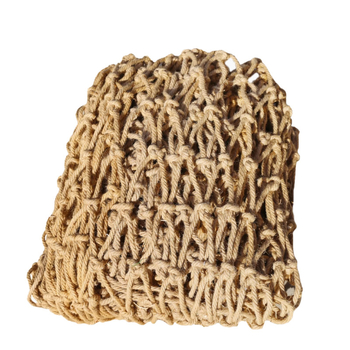 Plasă împletită manual din cânepă pentru tavanul barului — plasă decorativă pentru cățărare și perete foto, durabilă din iută