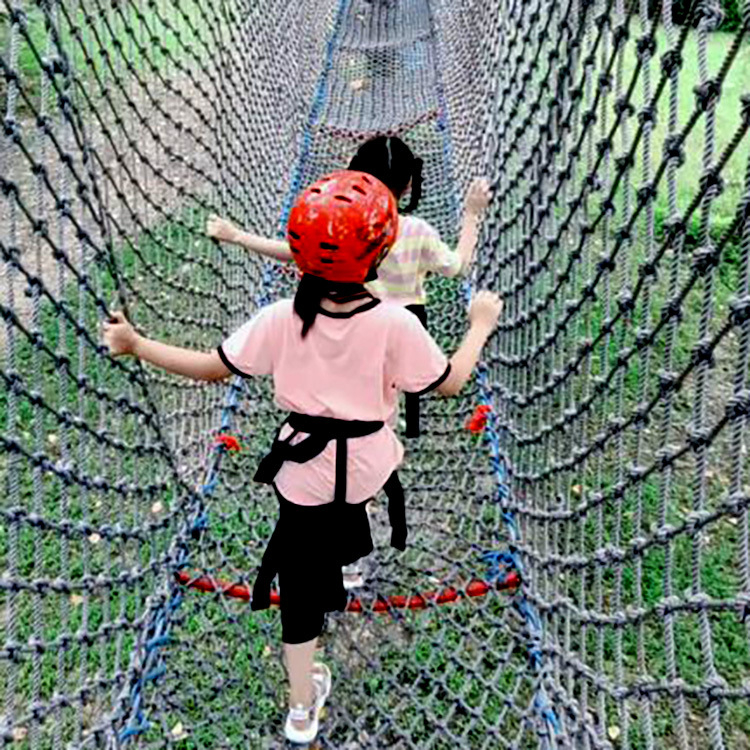 Dječja penjačka mreža za vanjsku upotrebu s zaštitom od pada, pogodna za igrališta, najlonska mreža, model 0212