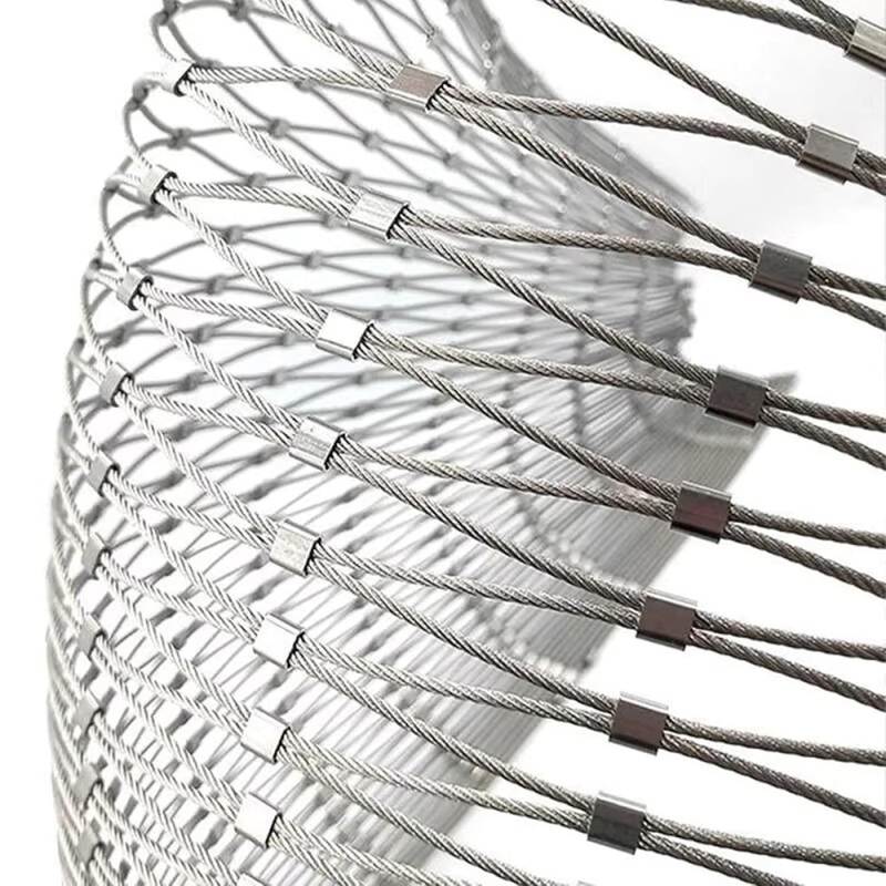 Nerđajuća čelična mreža od užadi za vrt – zaštitna mreža protiv pada za penjanje biljaka, marka Sumida